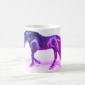 Een andalusiër, lopen, handbeschilderde hengst koffiemok (Center)