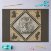 Een ander Alice in het Ontwerp 1 van de Reeks van  Tissuepapier (Craft)