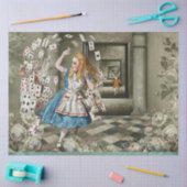 Een ander Alice in het Ontwerp van de Reeks van Wo Tissuepapier (Craft)