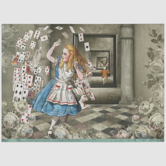 Een ander Alice in het Ontwerp van de Reeks van Wo Tissuepapier (Voorkant)