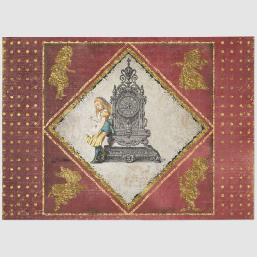 Een ander Alice in het Ontwerp van de Reeks van Wo Tissuepapier (Voorkant)