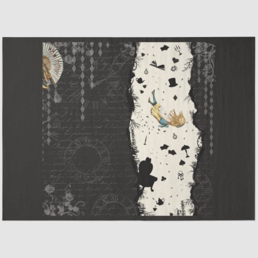 Een ander Alice in het Ontwerp van de Reeks van Wo Tissuepapier (Voorkant)