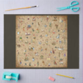 Een ander Alice in het Ontwerp van de Reeks van Wo Tissuepapier (Craft)