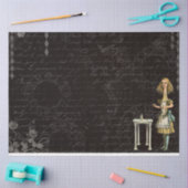 Een ander Alice in het Ontwerp van de Reeks van Wo Tissuepapier (Craft)