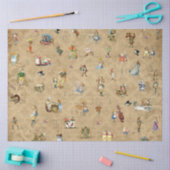 Een ander Alice in het Ontwerp van de Reeks van Wo Tissuepapier (Craft)