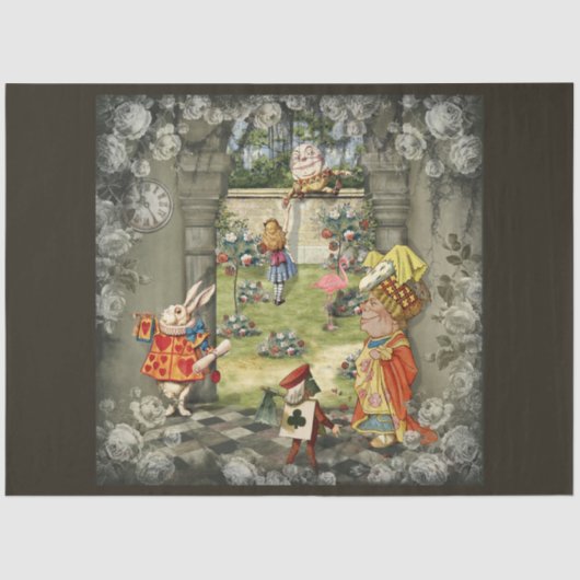 Een ander Alice in het Ontwerp van de Reeks van Wo Tissuepapier (Voorkant)