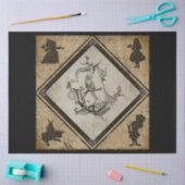 Een ander Alice in het Ontwerp van de Reeks van Wo Tissuepapier (Craft)