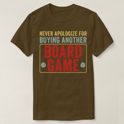 Een ander bordspel Grappig bordspel Quote T-shirt (Design voorkant)