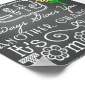 Een ander Chance Chalkboard Poster (Hoek)