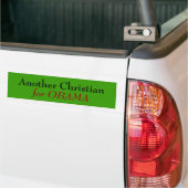 Een ander Christelijk, voor OBAMA Bumpersticker (Op Truck)