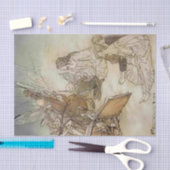 "Een ander deel van de Bossen" van Arthur Rackham Tissuepapier (Craft)