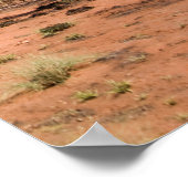 Een ander en uniek uitzicht van Ayers Rock Uluru Poster (Hoek)