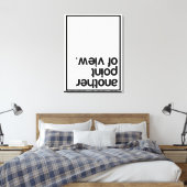 Een ander gezichtspunt canvas afdruk (Insitu (Slaapkamer))