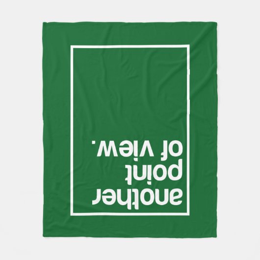 Een ander gezichtspunt fleece deken (Voorkant)