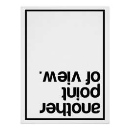 Een ander gezichtspunt perfect poster