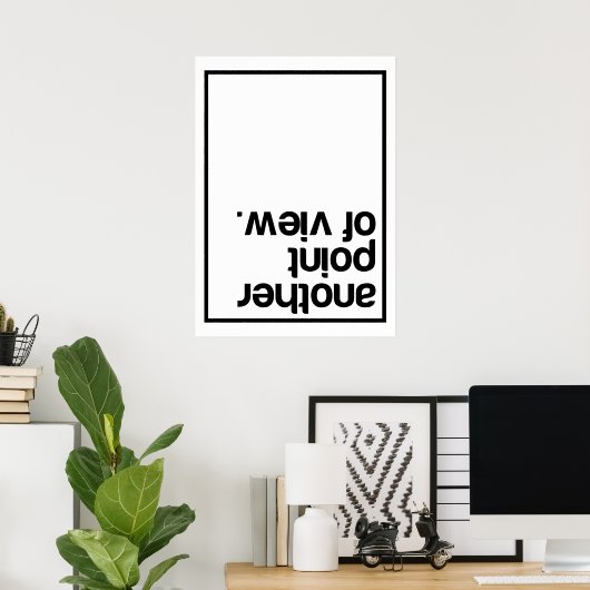Een ander gezichtspunt poster (Thuiskantoor)