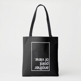 Een ander gezichtspunt tote bag