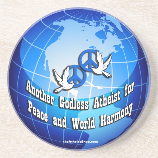 Een ander Goddeloos Onderzetter van de Atheïst (Voorkant)