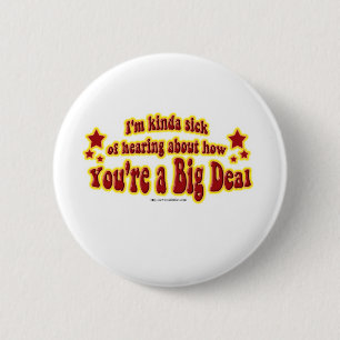Een ander groots design ronde button 5,7 cm
