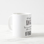 Een ander idioot met een advies - gemiddelde Mok (Voorkant links)