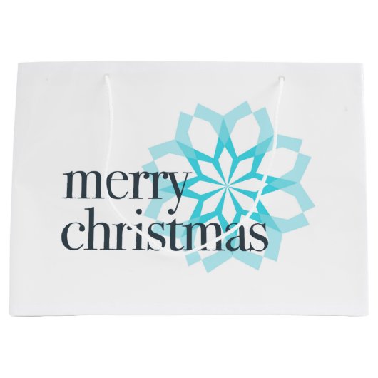 Een ander, klassiek ontwerp van "vrolijk kerstfees groot cadeauzakje (Voorkant)