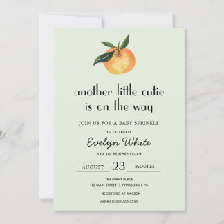 Een ander klein schatje is op de weg Baby Sprinkle Kaart