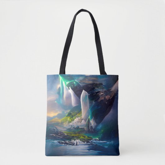 Een ander land leeft in de wolken tote bag (Voorkant)
