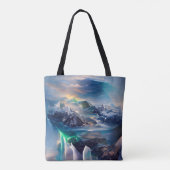 Een ander land leeft in de wolken tote bag (Achterkant)