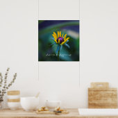 Een ander merk: een mooie foto van bloemen poster (Keuken)