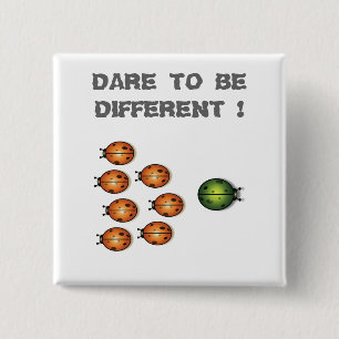 Een ander merk vierkante button 5,1 cm