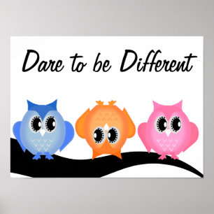 Een ander Neon Hoot Owl Poster