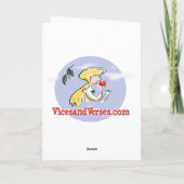 Een ander ouder jaar? Geen Blauw van de Verjaardag Kaart (Achterkant)