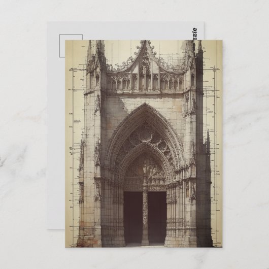 Een ander portaal briefkaart (Voorkant / Achterkant)