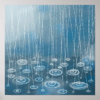 Een Ander Schilderij Van Een Regenachtige Dag