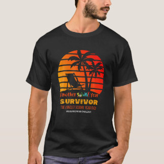 Een ander schooljaar: overlevingsporadisch jaar t-shirt