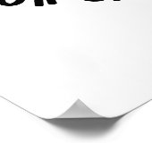 Een ander uithangbord voor het uitvoeren van luide poster (Hoek)