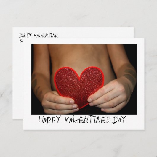 Een ander Vuil Briefkaart van Valentijn (Voorkant / Achterkant)