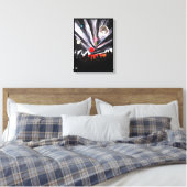 Een ander wereldschilderij van Alfred Fox Canvas Afdruk (Insitu (Slaapkamer))