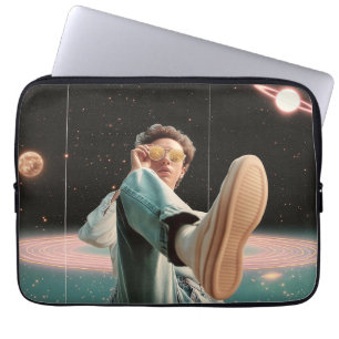 Een andere baan ingeslagen laptop sleeve