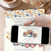 Een andere Baby is het brouwen van bloementheekopj Kaart