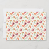 Een andere Baby is het brouwen van bloemetjestheep Kaart (Achterkant)