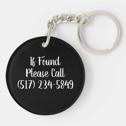 Een andere baby zijn sleutelhanger (Achterkant)