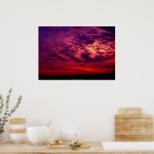 Een andere Beautfiul Sunset Poster (Keuken)