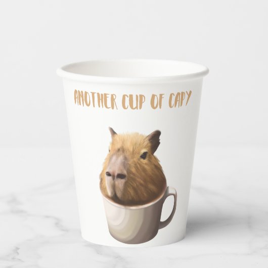 Een andere beker van Capy met Cute Capybara (Voorkant)