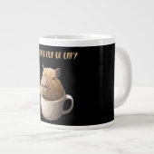 Een andere beker van Capy met Cute Capybara Grote Koffiekop (Voorkant rechts)
