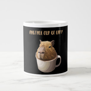 Een andere beker van Capy met Cute Capybara Grote Koffiekop