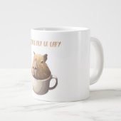 Een andere beker van Capy met Cute Capybara Grote Koffiekop (Voorkant rechts)