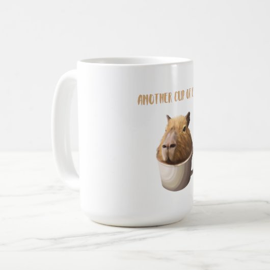Een andere beker van Capy met Cute Capybara Koffiemok (Voorkant links)