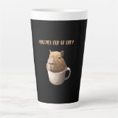 Een andere beker van Capy met Cute Capybara Latte Mok (Voorkant)