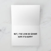 EEN ANDERE BIRTHDAY? U KIJKT ZO GOED KAART (Binnen)